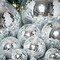 16" Extra Large Silver Glass Mirror Disco Ball Ornaments Party Decorations